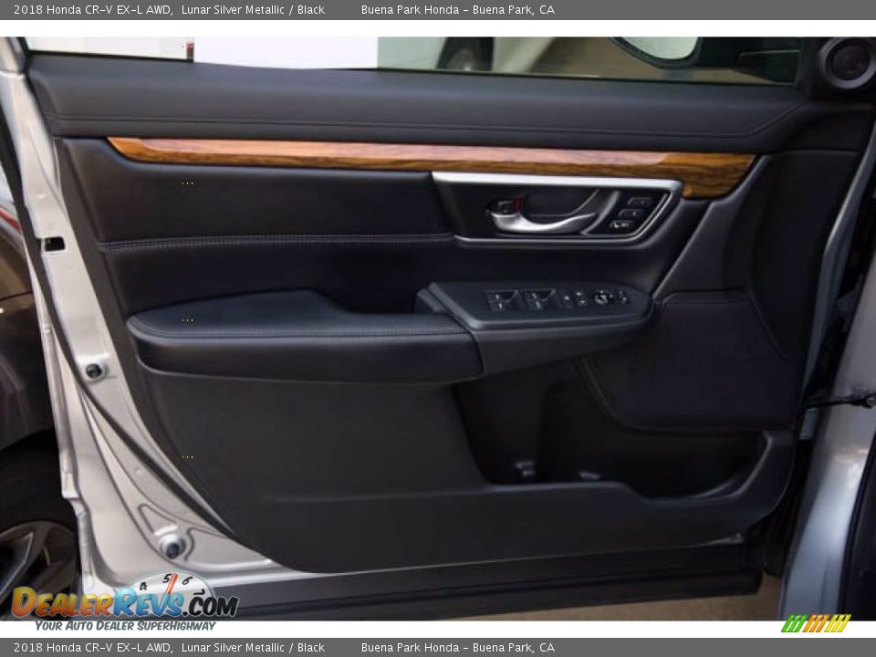 2018 Honda CR-V EX-L AWD Lunar Silver Metallic / Black Photo #29