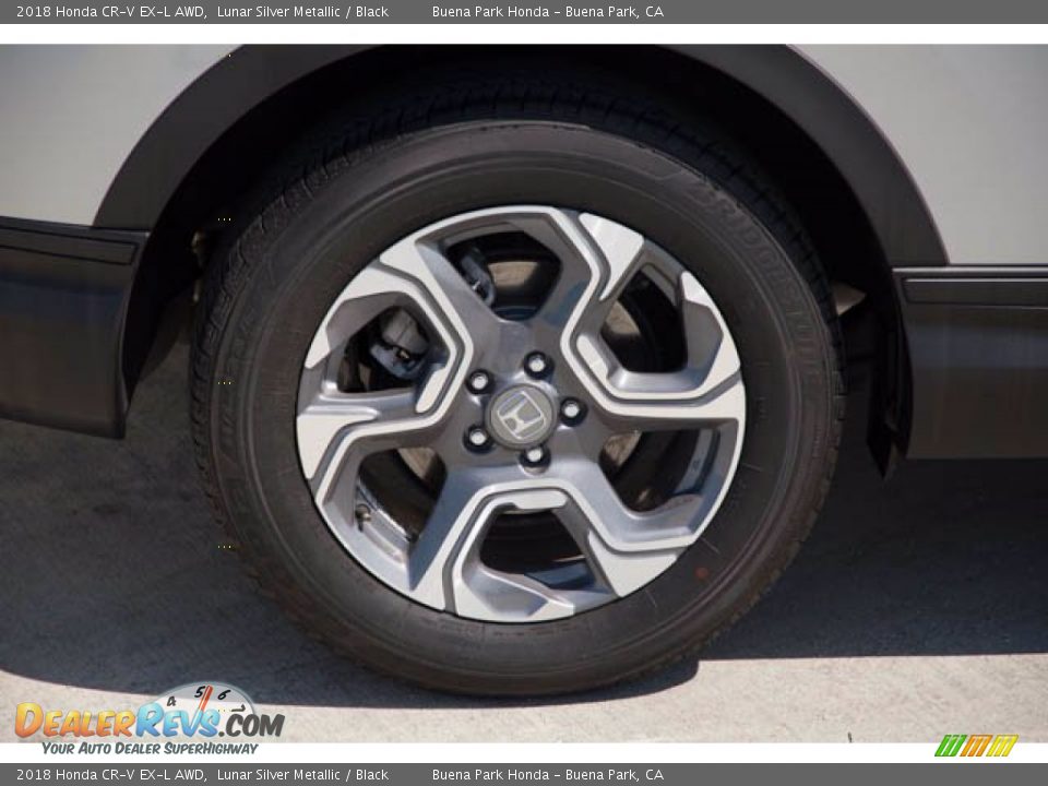 2018 Honda CR-V EX-L AWD Lunar Silver Metallic / Black Photo #35