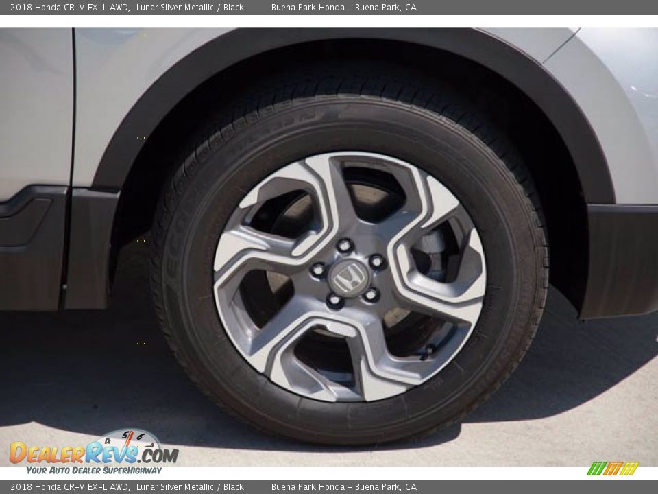 2018 Honda CR-V EX-L AWD Lunar Silver Metallic / Black Photo #36