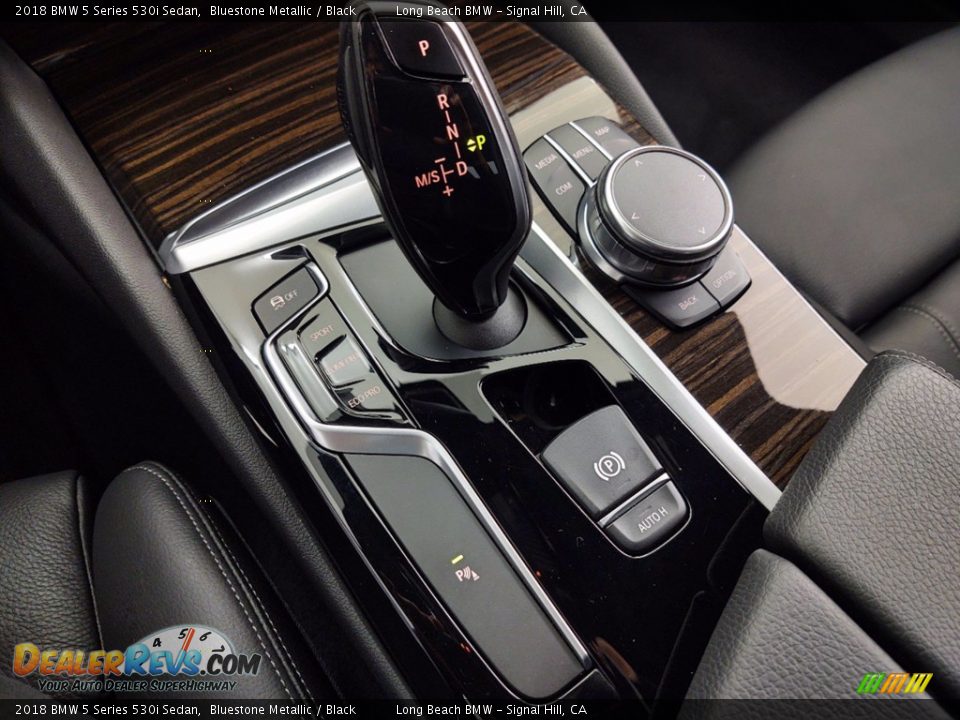 2018 BMW 5 Series 530i Sedan Bluestone Metallic / Black Photo #27