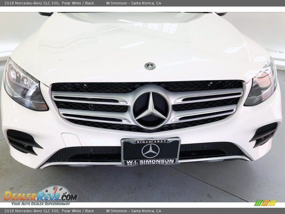 2018 Mercedes-Benz GLC 300 Polar White / Black Photo #30