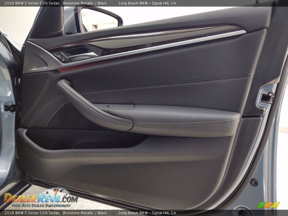 2018 BMW 5 Series 530i Sedan Bluestone Metallic / Black Photo #32