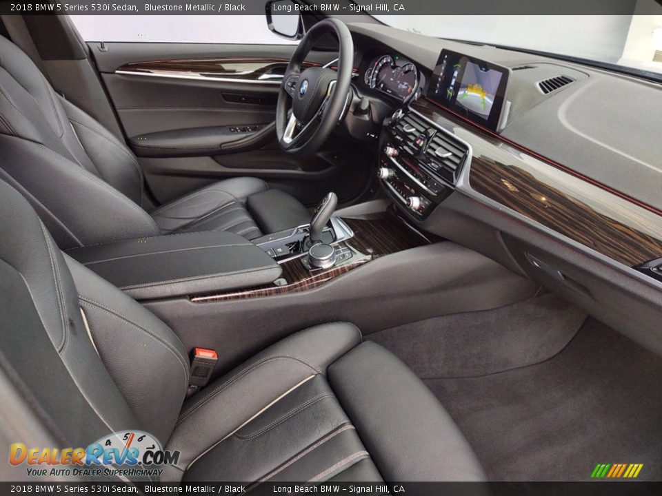 2018 BMW 5 Series 530i Sedan Bluestone Metallic / Black Photo #33