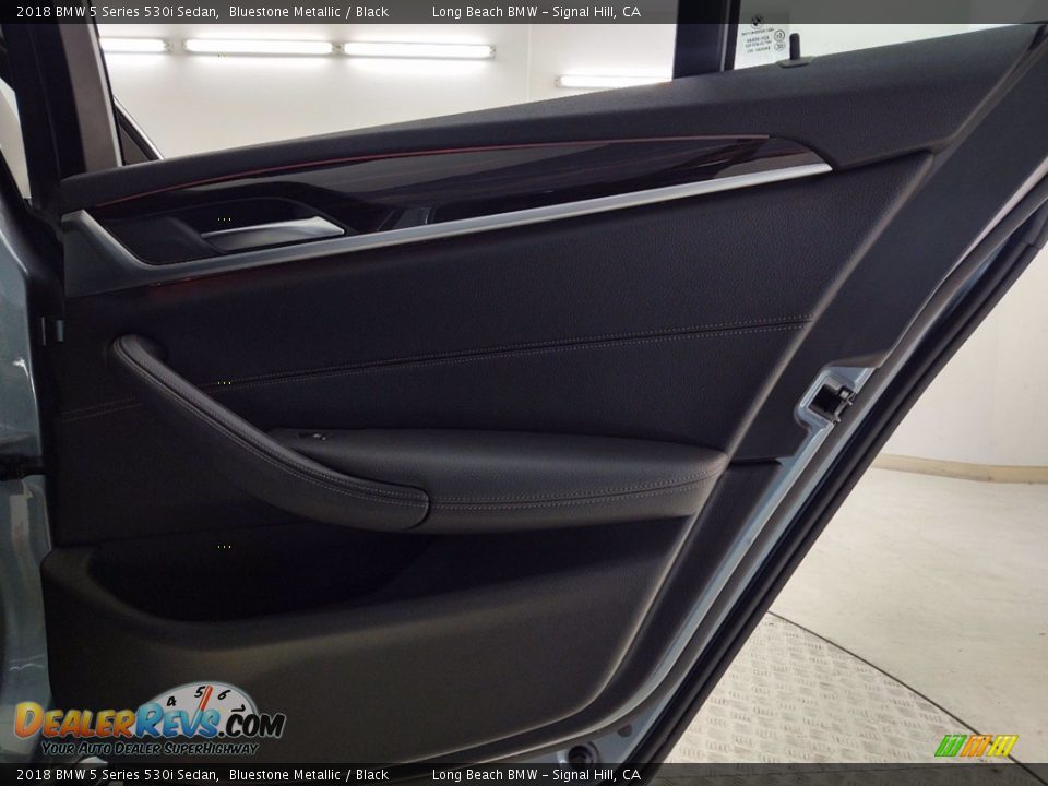 2018 BMW 5 Series 530i Sedan Bluestone Metallic / Black Photo #35