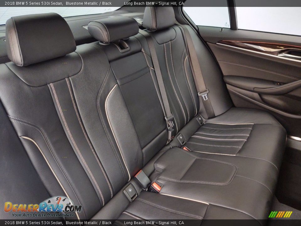 2018 BMW 5 Series 530i Sedan Bluestone Metallic / Black Photo #36