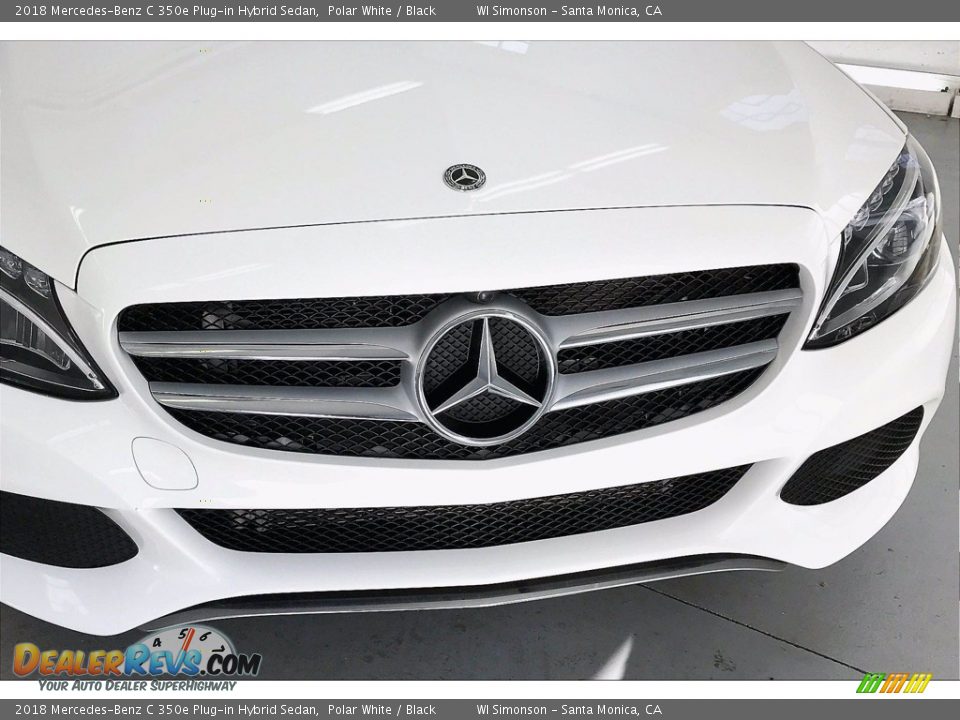 2018 Mercedes-Benz C 350e Plug-in Hybrid Sedan Polar White / Black Photo #30