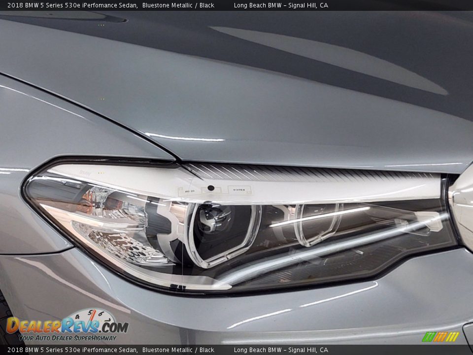 2018 BMW 5 Series 530e iPerfomance Sedan Bluestone Metallic / Black Photo #7