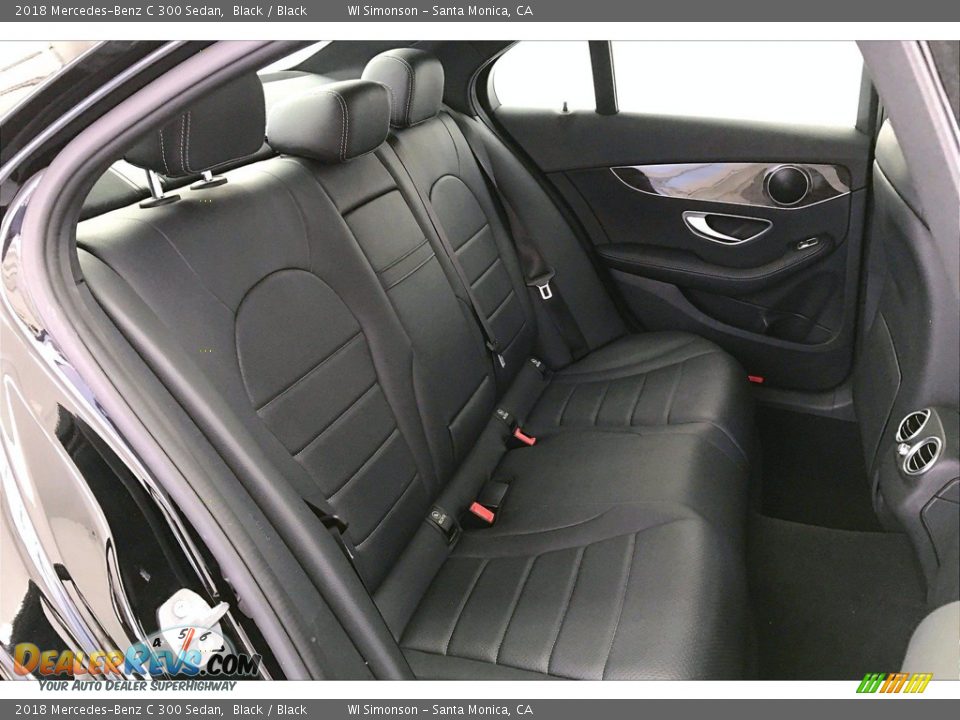 2018 Mercedes-Benz C 300 Sedan Black / Black Photo #19