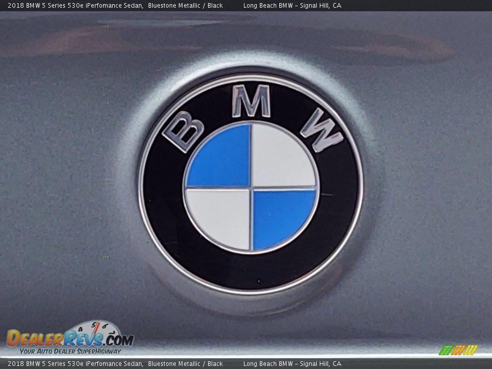 2018 BMW 5 Series 530e iPerfomance Sedan Bluestone Metallic / Black Photo #10
