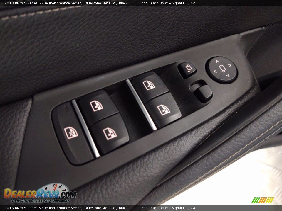 2018 BMW 5 Series 530e iPerfomance Sedan Bluestone Metallic / Black Photo #14
