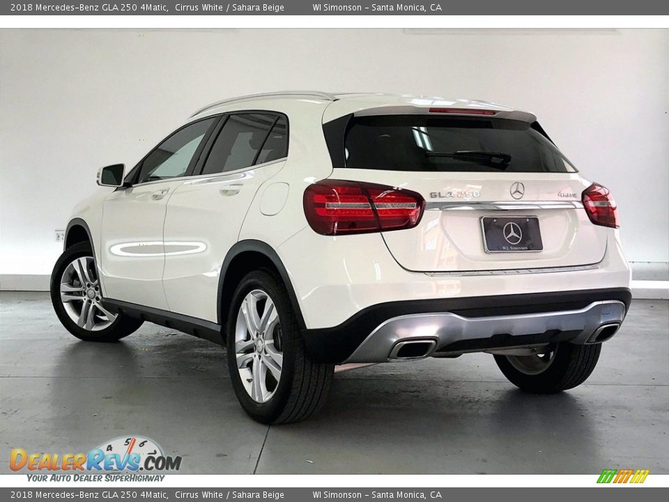 2018 Mercedes-Benz GLA 250 4Matic Cirrus White / Sahara Beige Photo #10