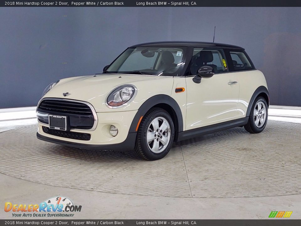 2018 Mini Hardtop Cooper 2 Door Pepper White / Carbon Black Photo #3