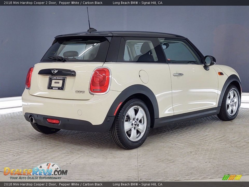 2018 Mini Hardtop Cooper 2 Door Pepper White / Carbon Black Photo #5