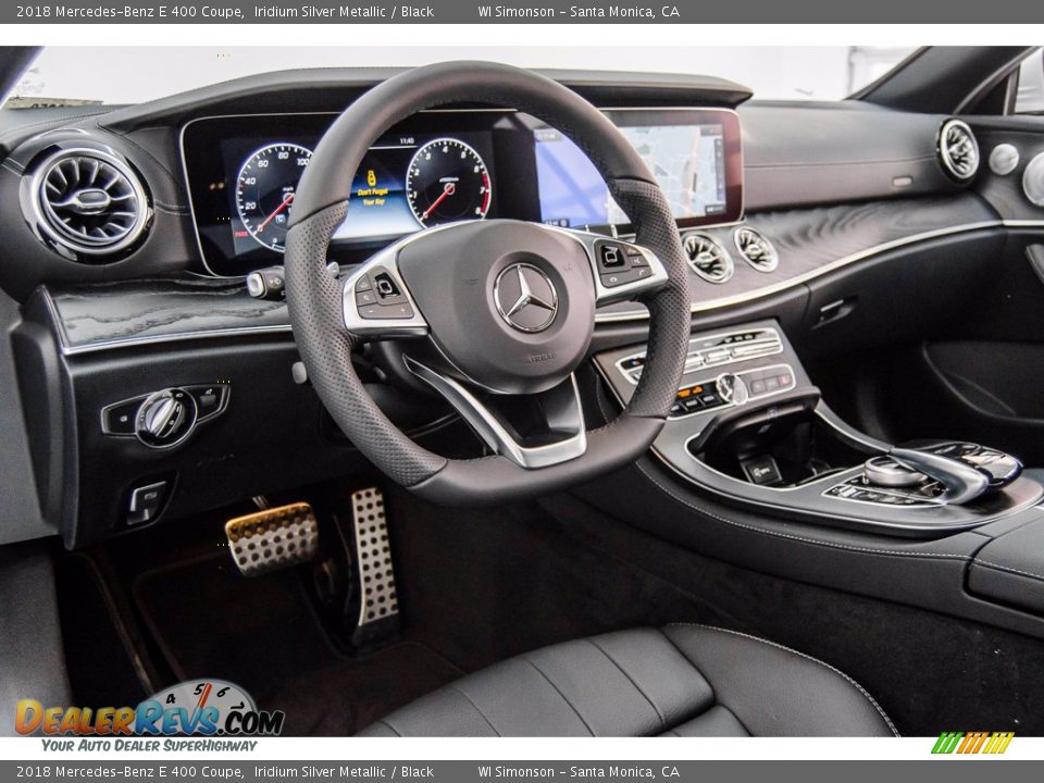 2018 Mercedes-Benz E 400 Coupe Iridium Silver Metallic / Black Photo #6