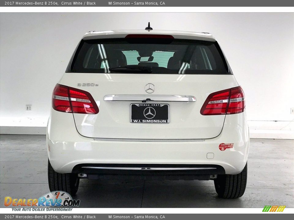 2017 Mercedes-Benz B 250e Cirrus White / Black Photo #3