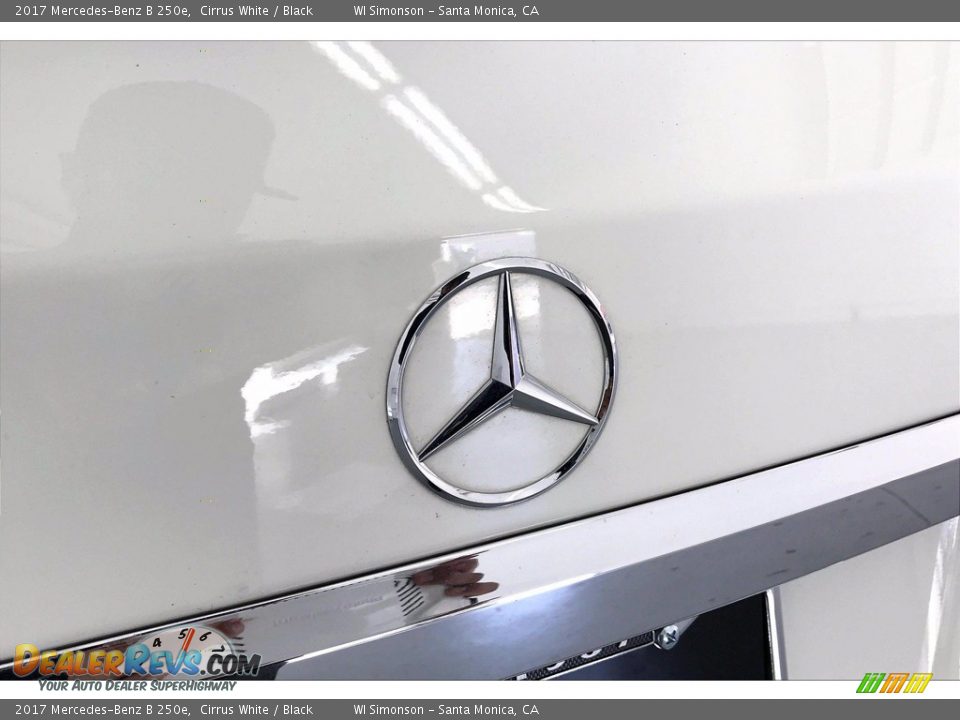2017 Mercedes-Benz B 250e Cirrus White / Black Photo #7