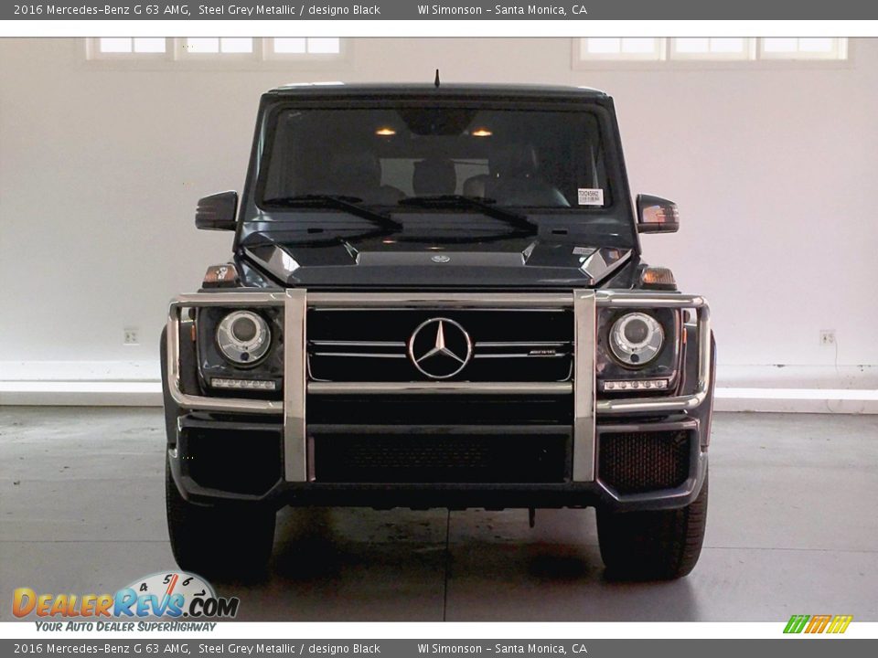 2016 Mercedes-Benz G 63 AMG Steel Grey Metallic / designo Black Photo #2