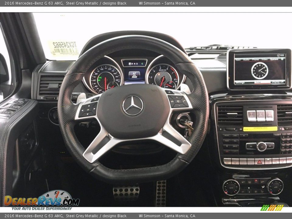 2016 Mercedes-Benz G 63 AMG Steering Wheel Photo #4