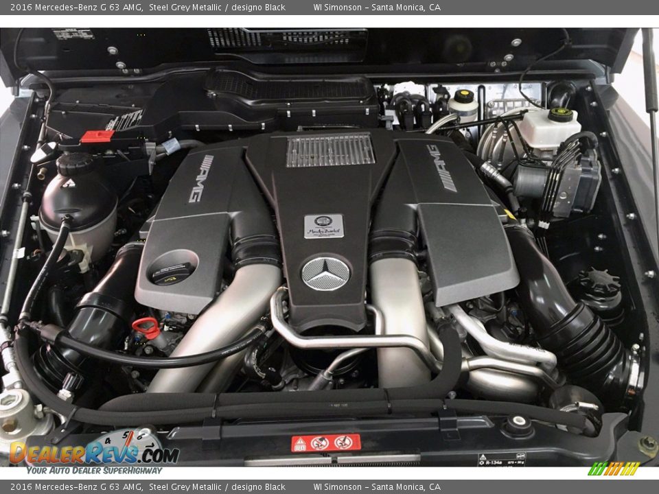 2016 Mercedes-Benz G 63 AMG 5.5 AMG Liter DI biturbo DOHC 32-Valve VVT V8 Engine Photo #9