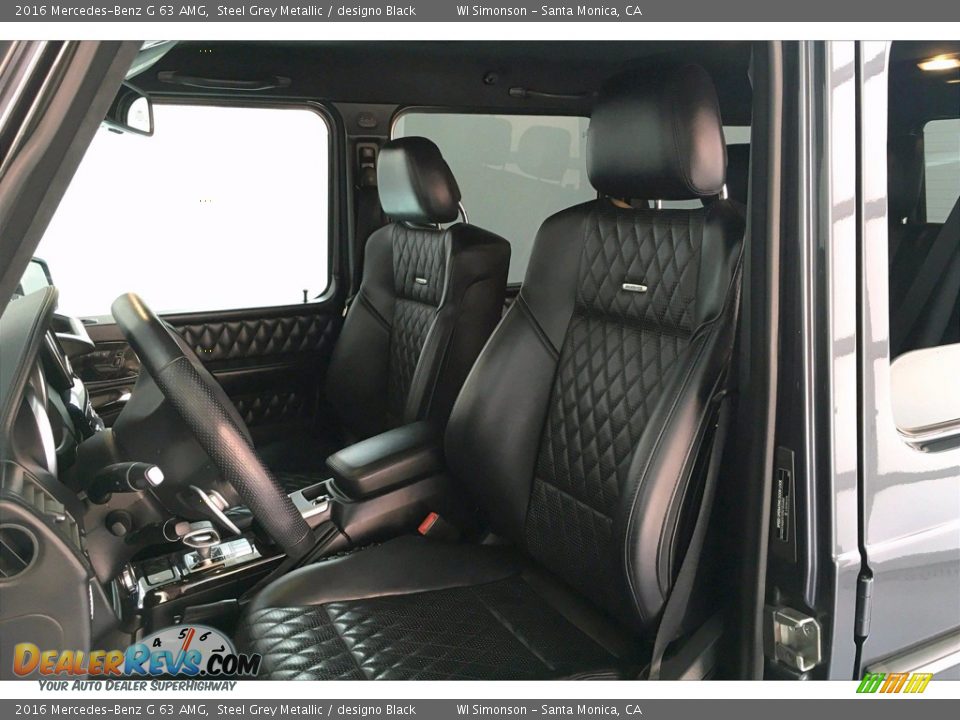Front Seat of 2016 Mercedes-Benz G 63 AMG Photo #14