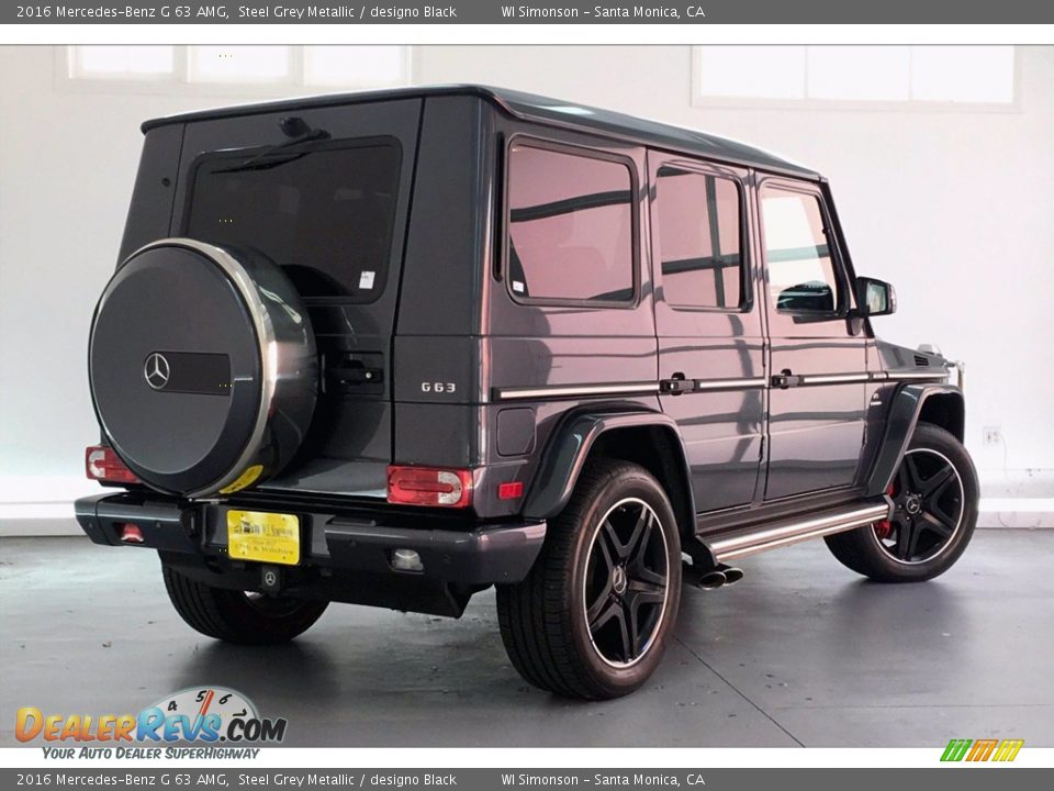 Steel Grey Metallic 2016 Mercedes-Benz G 63 AMG Photo #16