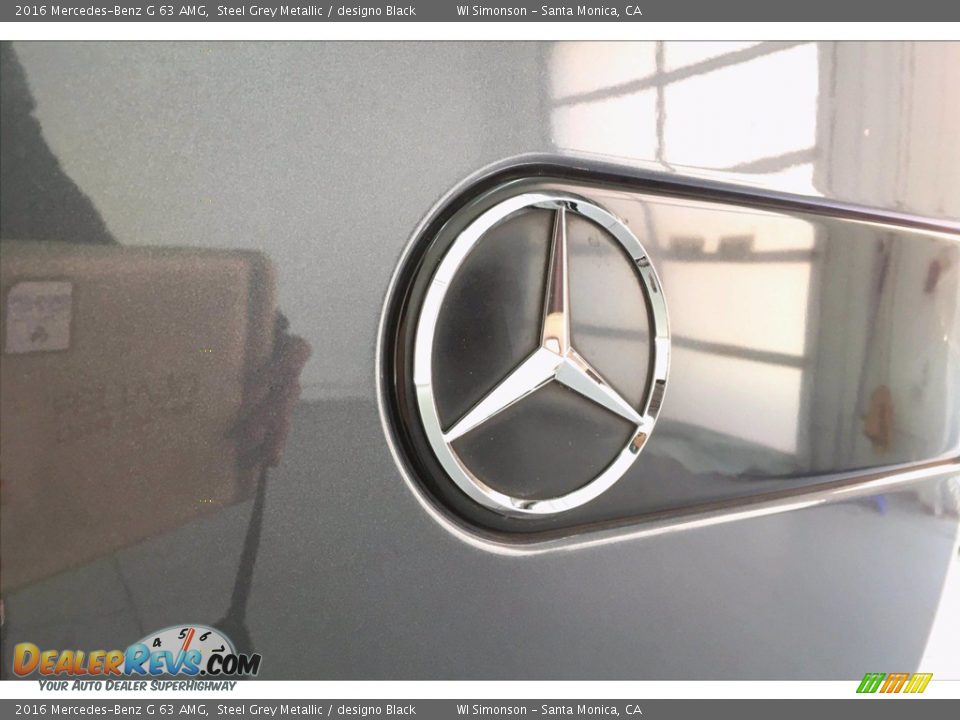 2016 Mercedes-Benz G 63 AMG Steel Grey Metallic / designo Black Photo #27