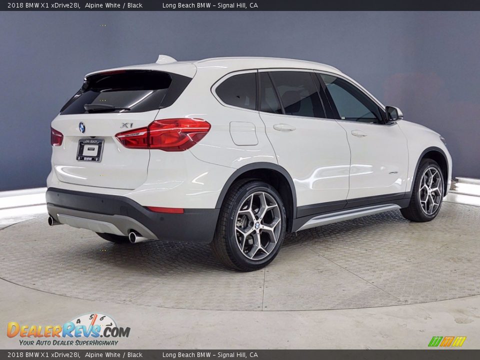 2018 BMW X1 xDrive28i Alpine White / Black Photo #5