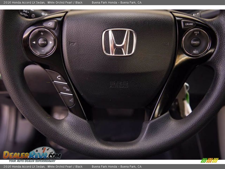 2016 Honda Accord LX Sedan White Orchid Pearl / Black Photo #15