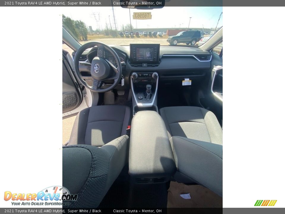 2021 Toyota RAV4 LE AWD Hybrid Super White / Black Photo #4
