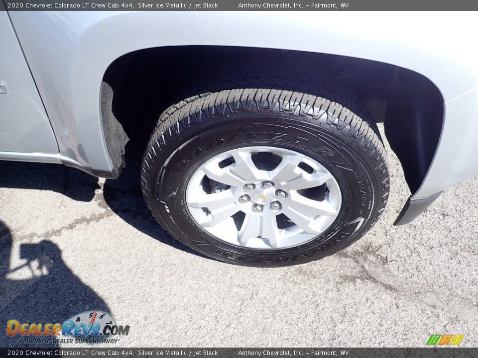 2020 Chevrolet Colorado LT Crew Cab 4x4 Silver Ice Metallic / Jet Black Photo #2