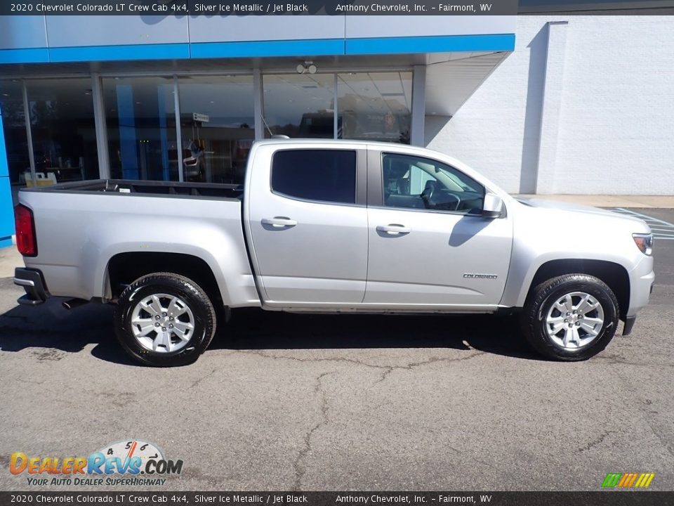 2020 Chevrolet Colorado LT Crew Cab 4x4 Silver Ice Metallic / Jet Black Photo #3
