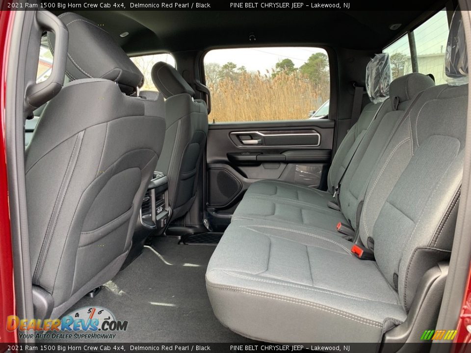 Rear Seat of 2021 Ram 1500 Big Horn Crew Cab 4x4 Photo #9