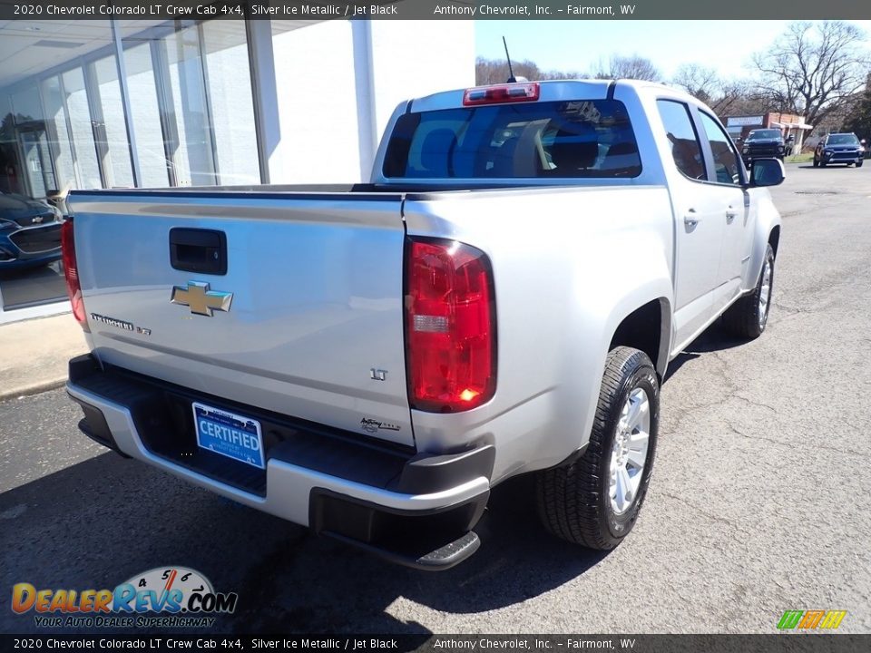 2020 Chevrolet Colorado LT Crew Cab 4x4 Silver Ice Metallic / Jet Black Photo #4
