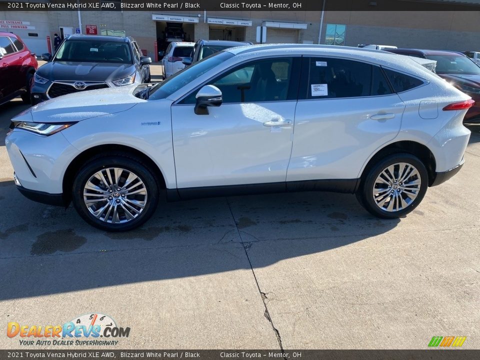 2021 Toyota Venza Hybrid XLE AWD Blizzard White Pearl / Black Photo #1