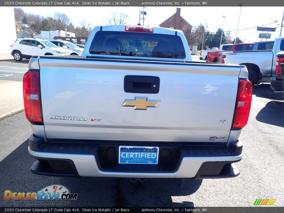 2020 Chevrolet Colorado LT Crew Cab 4x4 Silver Ice Metallic / Jet Black Photo #5