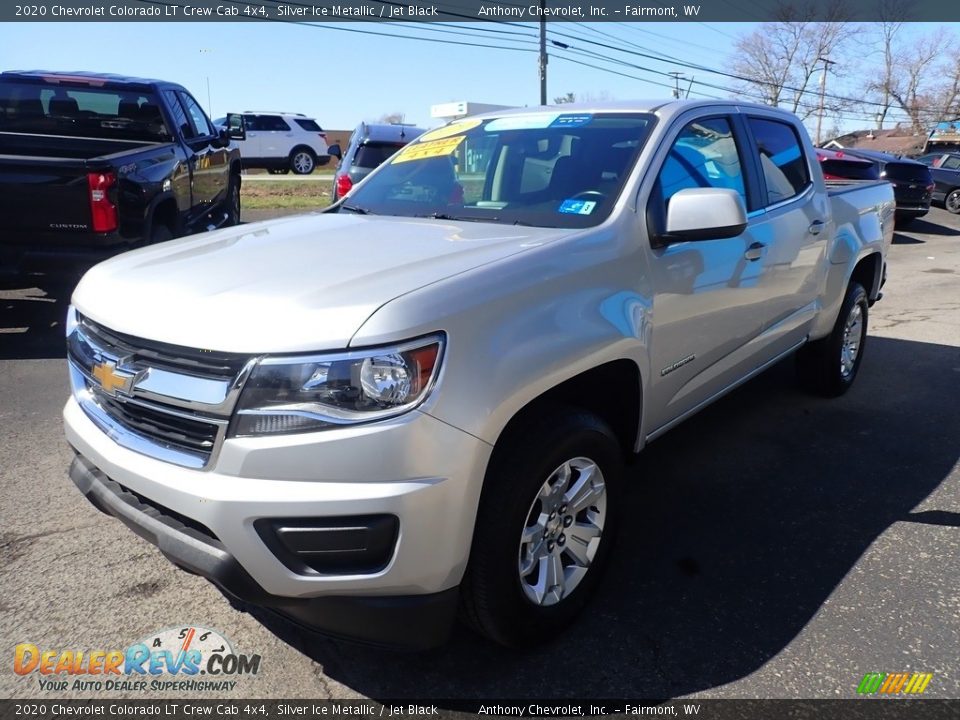 2020 Chevrolet Colorado LT Crew Cab 4x4 Silver Ice Metallic / Jet Black Photo #7
