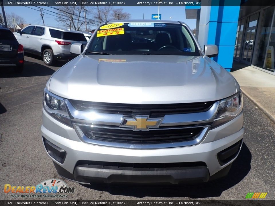 2020 Chevrolet Colorado LT Crew Cab 4x4 Silver Ice Metallic / Jet Black Photo #8
