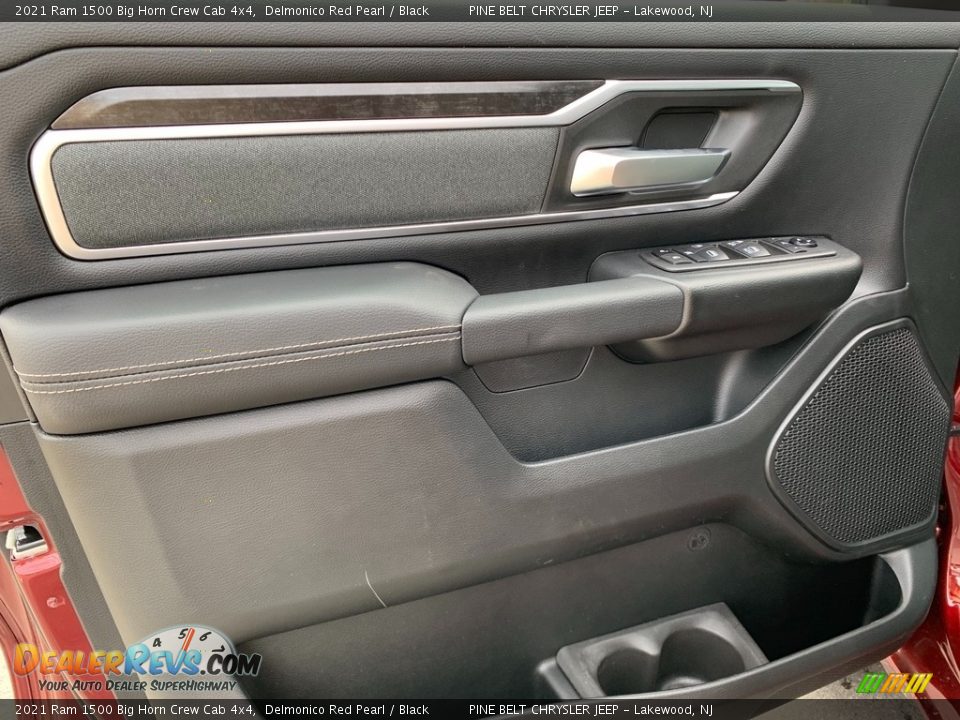 Door Panel of 2021 Ram 1500 Big Horn Crew Cab 4x4 Photo #13
