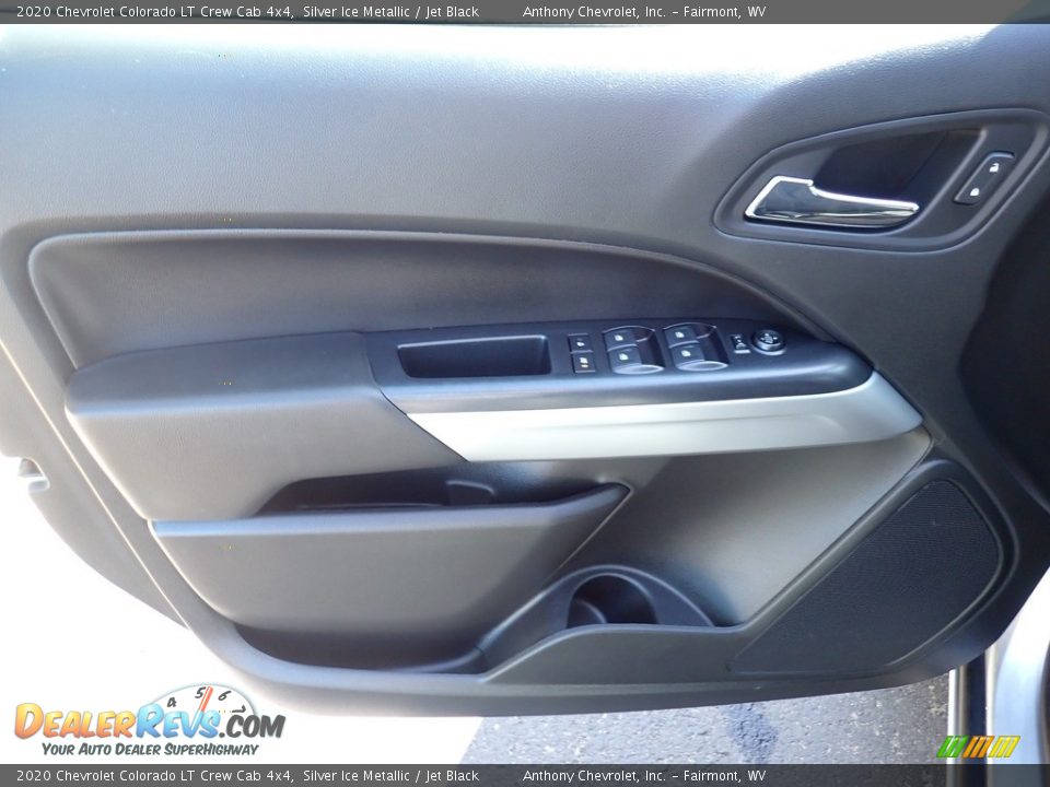 2020 Chevrolet Colorado LT Crew Cab 4x4 Silver Ice Metallic / Jet Black Photo #14