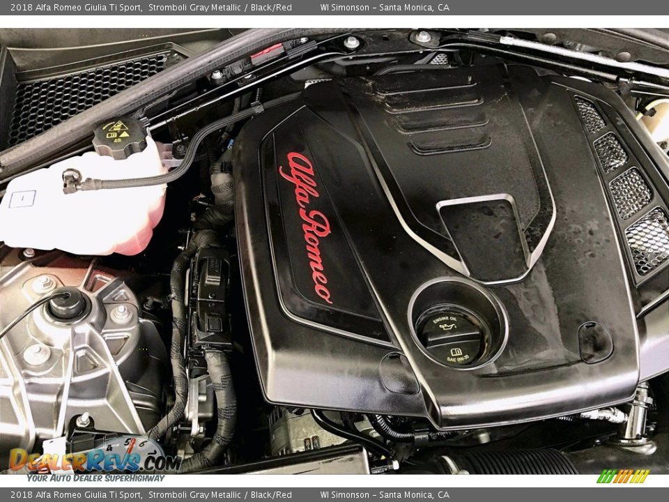 2018 Alfa Romeo Giulia Ti Sport 2.0 Liter Turbocharged SOHC 16-Valve VVT 4 Cylinder Engine Photo #32