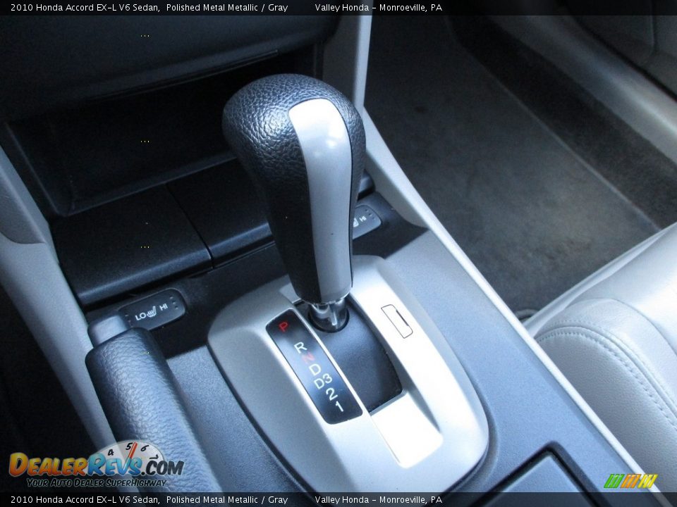2010 Honda Accord EX-L V6 Sedan Polished Metal Metallic / Gray Photo #16