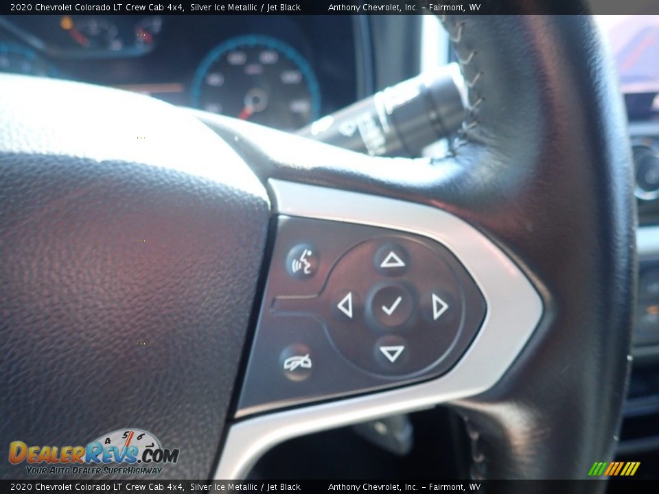 2020 Chevrolet Colorado LT Crew Cab 4x4 Silver Ice Metallic / Jet Black Photo #19