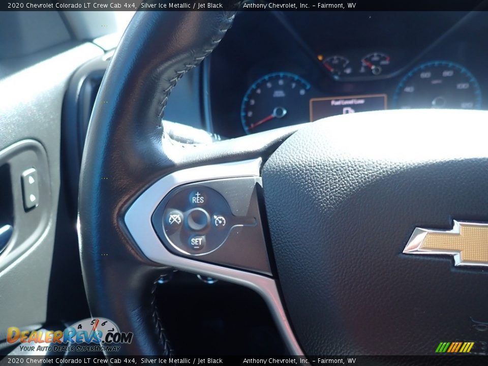 2020 Chevrolet Colorado LT Crew Cab 4x4 Silver Ice Metallic / Jet Black Photo #20
