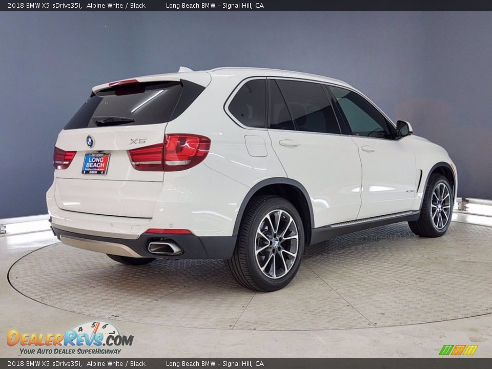 2018 BMW X5 sDrive35i Alpine White / Black Photo #5