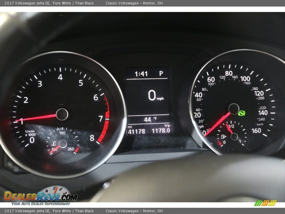 2017 Volkswagen Jetta SE Pure White / Titan Black Photo #8