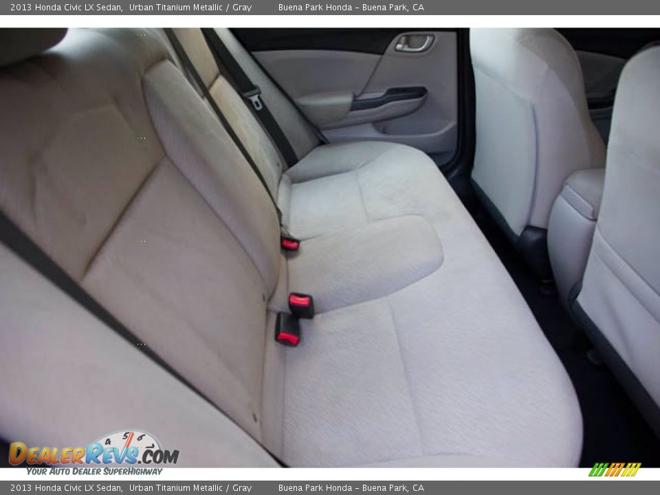 2013 Honda Civic LX Sedan Urban Titanium Metallic / Gray Photo #20