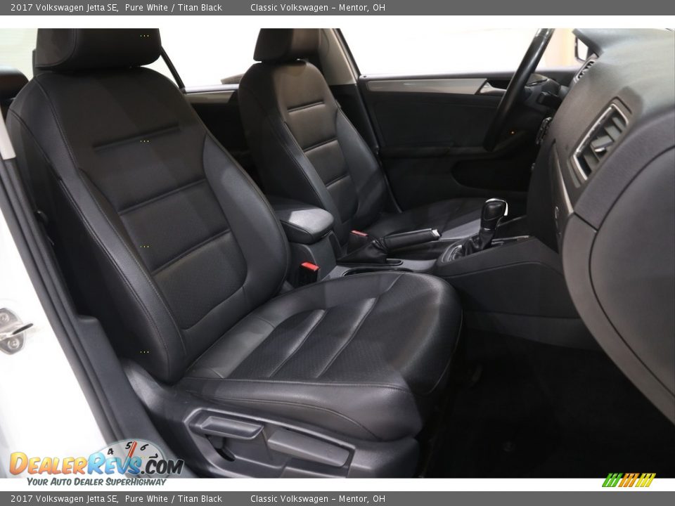 2017 Volkswagen Jetta SE Pure White / Titan Black Photo #13