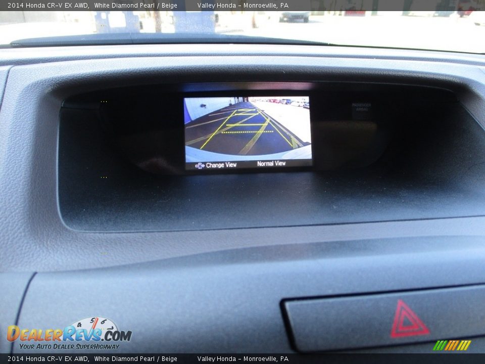 2014 Honda CR-V EX AWD White Diamond Pearl / Beige Photo #16