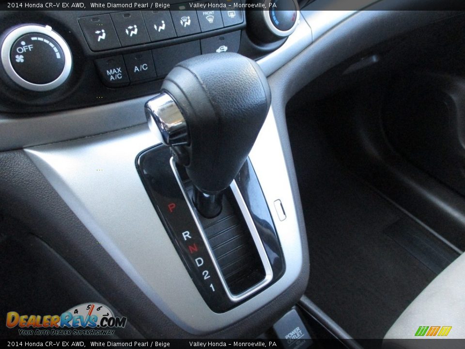 2014 Honda CR-V EX AWD White Diamond Pearl / Beige Photo #17