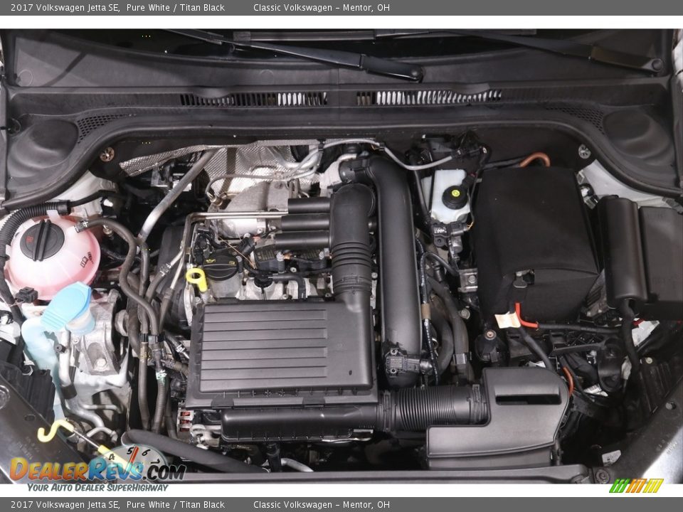 2017 Volkswagen Jetta SE Pure White / Titan Black Photo #17